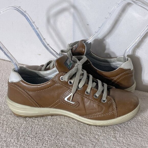 Vintage Grisport Active Brown Leather Sneakers 38 - Picture 7 of 15